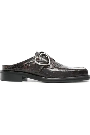 MARTINE ROSE Mules mit eckiger Kappe