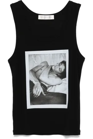 Ludovic De Saint Sernin X Robert Mapplethorpe Tanktop mit Self Portrait-Print