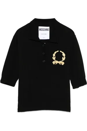 Moschino Poloshirt mit Stickerei
