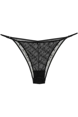 Kiki de Montparnasse Strassverzierter Handcuff String-Slip