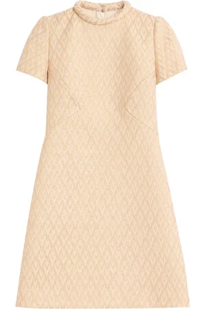 VALENTINO GARAVANI Toute La V Minikleid aus Lurex-Jacquard