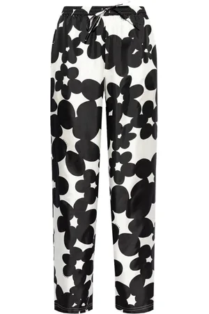 Marni Seidenhose mit Dillies-Print