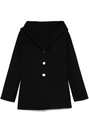 Salvatore Ferragamo Woll-Cabanjacke mit Kapuze