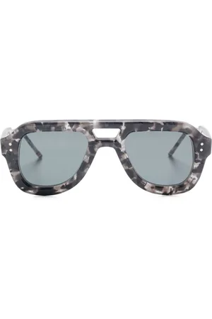 Thom Browne Getönte Pilotenbrille