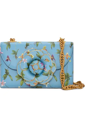 Oscar de la Renta TRO Tasche mit Orchideen-Print