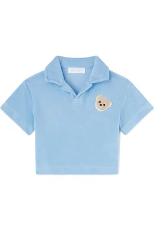 Palm Angels Poloshirt mit Bärenapplikation