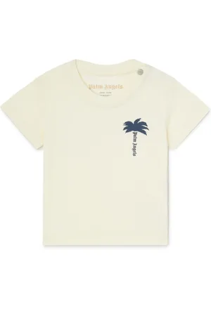 Palm Angels T-Shirt mit Palmen-Logo-Print