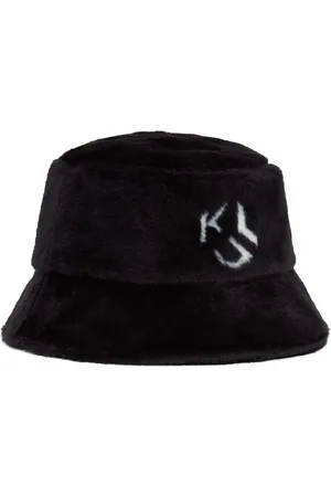 Karl Lagerfeld Fischerhut aus Faux Fur