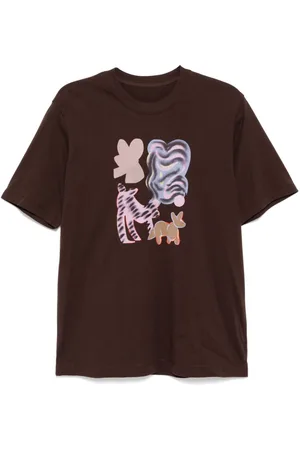 JNBY T-Shirt mit Katzen-Print