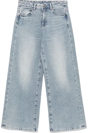 JNBY Ausgeblichene Wide-Leg-Jeans