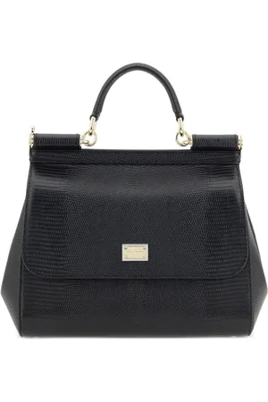 Dolce & Gabbana Große Sicily Handtasche mit Leguan-Print