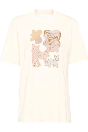 JNBY T-Shirt mit Katzen-Print
