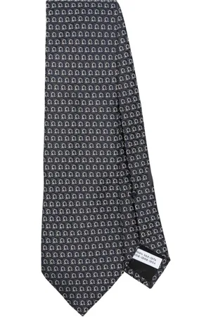 Salvatore Ferragamo Krawatte mit Gancini-Jacquardmuster
