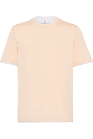 Brunello Cucinelli T-Shirt im Layering-Look