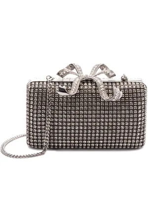 Self-Portrait Clutch mit Kristallen