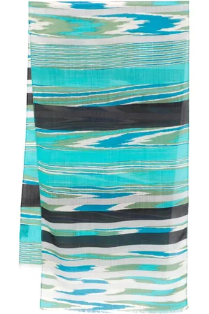 Missoni 1980s gestreifter Schal
