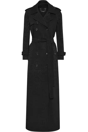Philipp Plein Trenchcoat mit Monogramm-Muster