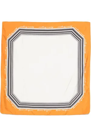 Salvatore Ferragamo 1970s Schal mit Logo-Print