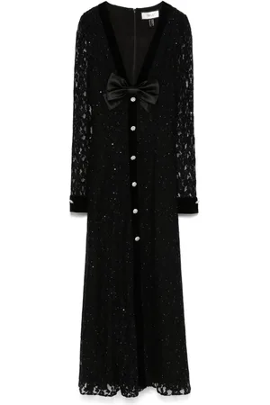 NISSA Langes Kleid mit Kristallen