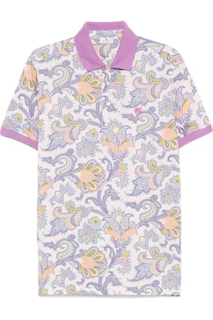 Etro Poloshirt mit Paisley-Print