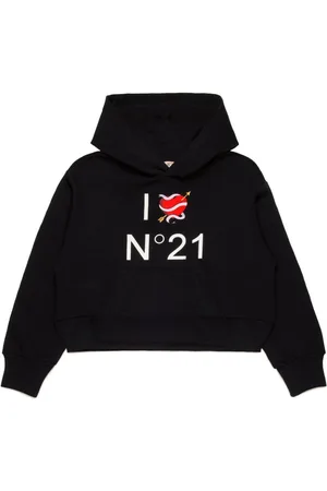 Nº21 Hoodie mit Logo-Print