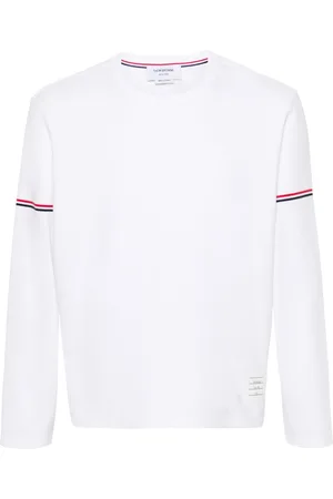 Thom Browne T-Shirt mit RWB-Streifen