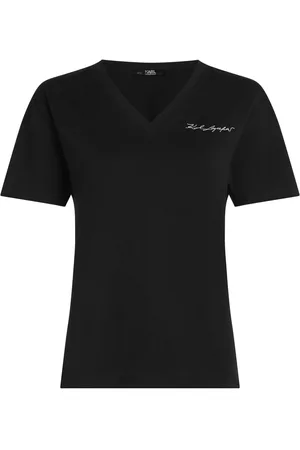 Karl Lagerfeld T-Shirt mit Logo-Stickerei