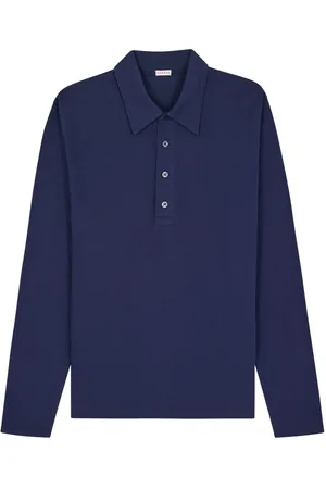 Fursac Poloshirt mit langen Ärmeln