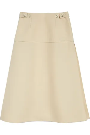 Jil Sander Midirock mit Knöpfen