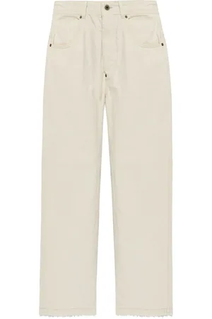 Maison Margiela Gerade Jeans mit Schnalle