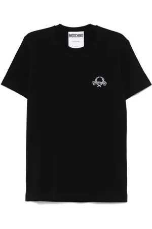 Moschino T-Shirt mit Logo-Stickerei