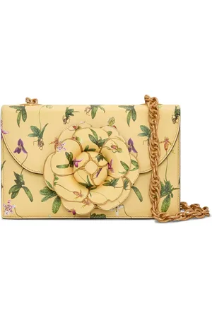 Oscar de la Renta TRO Tasche mit Orchideen-Print