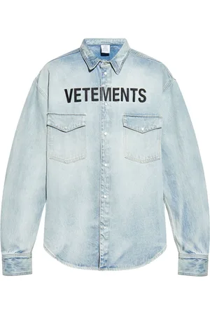 Vetements Hemd mit Logo-Stickerei