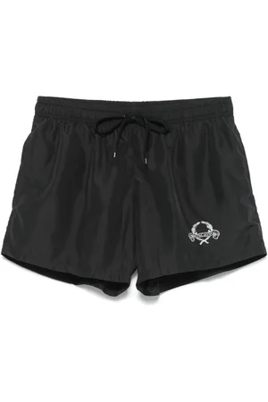 Moschino Badeshorts mit Logo-Print