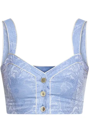 Etro Cropped-Top mit Print