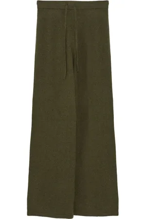 YVES SALOMON Gestrickte Hose mit weitem Bein