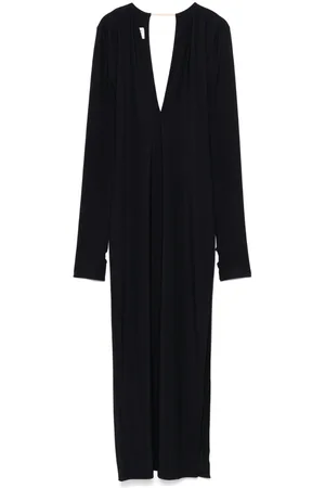 Maison Margiela Maxikleid mit V-Ausschnitt