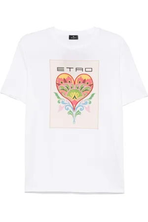 Etro T-Shirt mit Logo-Print