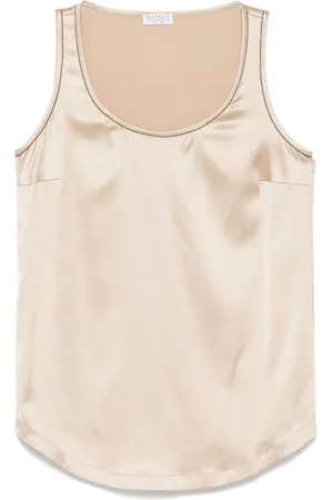 Brunello Cucinelli Tanktop mit Monili-Kettendetail