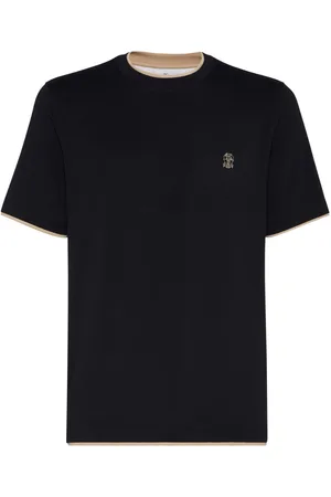 Brunello Cucinelli T-Shirt im Layering-Look