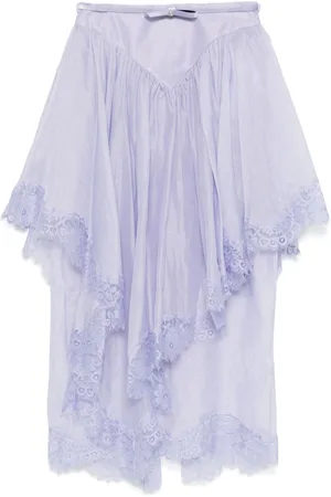ZIMMERMANN Crush Midirock aus Spitze