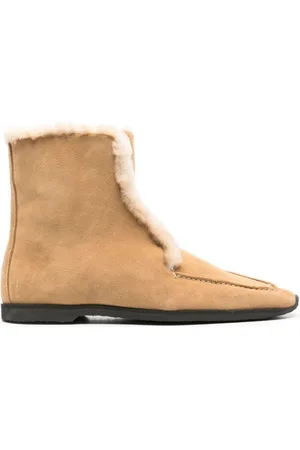 Totême Stiefel mit Shearling-Besatz