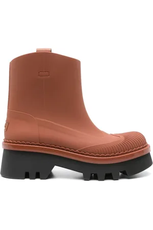 Chloé Stiefel mit Logo-Prägung