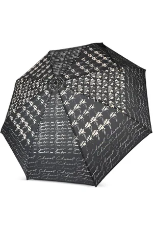 CHANEL 1990-2000s Regenschirm mit Print