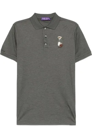 Ralph Lauren Poloshirt mit Polo Bear-Stickerei