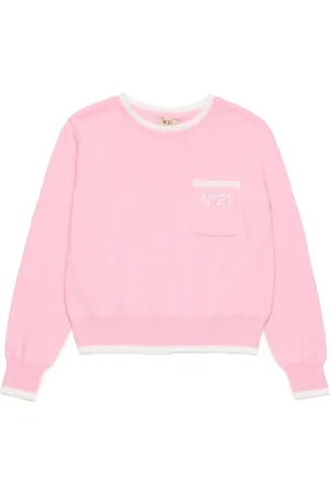 Nº21 Pullover mit Logo-Stickerei