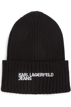 Karl Lagerfeld Gestrickte Beanie mit Logo-Stickerei