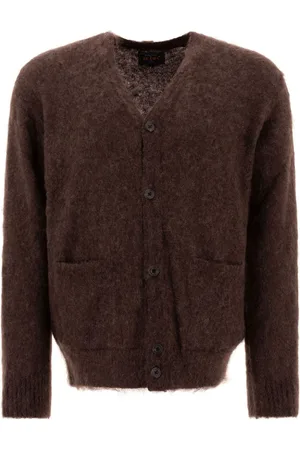 Beams Mohair-Cardigan mit V-Ausschnitt