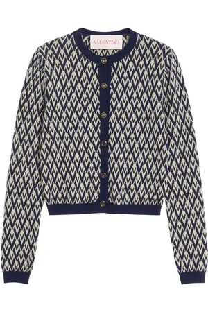 VALENTINO GARAVANI Toute la Cardigan mit V-Jacquardmuster