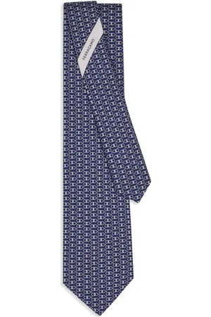 Salvatore Ferragamo Krawatte mit Gancini-Print